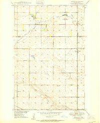 Barlow North Dakota Historical topographic map, 1:24000 scale, 7.5 X 7.5 Minute, Year 1950