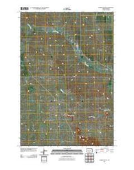 Barren Butte North Dakota Historical topographic map, 1:24000 scale, 7.5 X 7.5 Minute, Year 2011