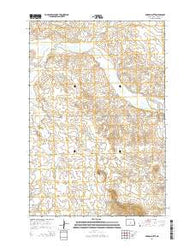 Barren Butte North Dakota Current topographic map, 1:24000 scale, 7.5 X 7.5 Minute, Year 2014
