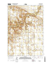 Barrie North Dakota Current topographic map, 1:24000 scale, 7.5 X 7.5 Minute, Year 2014