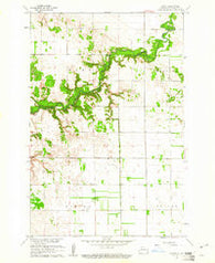 Barrie North Dakota Historical topographic map, 1:24000 scale, 7.5 X 7.5 Minute, Year 1960