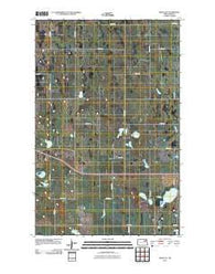 Bartlett North Dakota Historical topographic map, 1:24000 scale, 7.5 X 7.5 Minute, Year 2011
