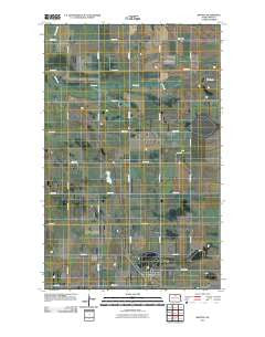 Barton North Dakota Historical topographic map, 1:24000 scale, 7.5 X 7.5 Minute, Year 2011