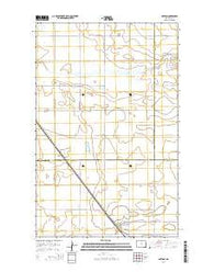 Barton North Dakota Current topographic map, 1:24000 scale, 7.5 X 7.5 Minute, Year 2014