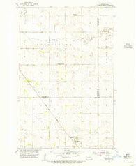 Barton North Dakota Historical topographic map, 1:24000 scale, 7.5 X 7.5 Minute, Year 1954