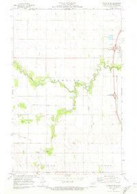 Bathgate NE North Dakota Historical topographic map, 1:24000 scale, 7.5 X 7.5 Minute, Year 1970