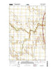 Bathgate NE North Dakota Current topographic map, 1:24000 scale, 7.5 X 7.5 Minute, Year 2014