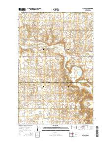 Battleview North Dakota Current topographic map, 1:24000 scale, 7.5 X 7.5 Minute, Year 2014