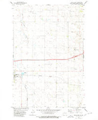 Beach East North Dakota Historical topographic map, 1:24000 scale, 7.5 X 7.5 Minute, Year 1980