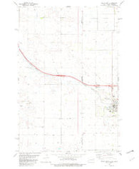 Beach West North Dakota Historical topographic map, 1:24000 scale, 7.5 X 7.5 Minute, Year 1982
