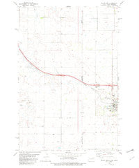 Beach West North Dakota Historical topographic map, 1:24000 scale, 7.5 X 7.5 Minute, Year 1982