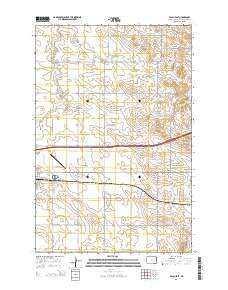 Beach East North Dakota Current topographic map, 1:24000 scale, 7.5 X 7.5 Minute, Year 2014