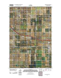 Beach West North Dakota Historical topographic map, 1:24000 scale, 7.5 X 7.5 Minute, Year 2011