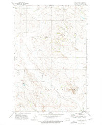 Bear Butte North Dakota Historical topographic map, 1:24000 scale, 7.5 X 7.5 Minute, Year 1972