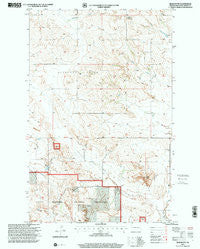 Bear Butte North Dakota Historical topographic map, 1:24000 scale, 7.5 X 7.5 Minute, Year 1997