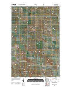 Bear Butte North Dakota Historical topographic map, 1:24000 scale, 7.5 X 7.5 Minute, Year 2011