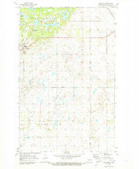 Belcourt North Dakota Historical topographic map, 1:24000 scale, 7.5 X 7.5 Minute, Year 1968