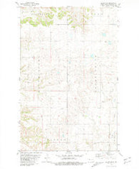 Belden SW North Dakota Historical topographic map, 1:24000 scale, 7.5 X 7.5 Minute, Year 1981