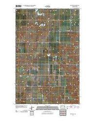 Belden SE North Dakota Historical topographic map, 1:24000 scale, 7.5 X 7.5 Minute, Year 2011