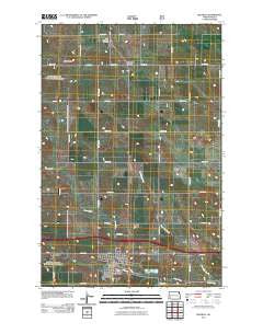 Belfield North Dakota Historical topographic map, 1:24000 scale, 7.5 X 7.5 Minute, Year 2011