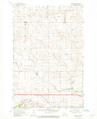 Belfield NE North Dakota Historical topographic map, 1:24000 scale, 7.5 X 7.5 Minute, Year 1962