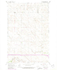 Belfield NE North Dakota Historical topographic map, 1:24000 scale, 7.5 X 7.5 Minute, Year 1962