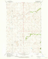 Belfield SW North Dakota Historical topographic map, 1:24000 scale, 7.5 X 7.5 Minute, Year 1962