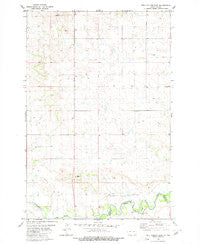 Bell Coulee East North Dakota Historical topographic map, 1:24000 scale, 7.5 X 7.5 Minute, Year 1980
