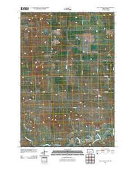 Bell Coulee East North Dakota Historical topographic map, 1:24000 scale, 7.5 X 7.5 Minute, Year 2011