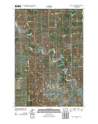 Bell Coulee West North Dakota Historical topographic map, 1:24000 scale, 7.5 X 7.5 Minute, Year 2011