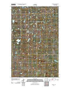 Benedict North Dakota Historical topographic map, 1:24000 scale, 7.5 X 7.5 Minute, Year 2011