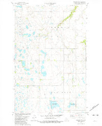 Benedict NW North Dakota Historical topographic map, 1:24000 scale, 7.5 X 7.5 Minute, Year 1981