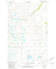 Benedict NW North Dakota Historical topographic map, 1:24000 scale, 7.5 X 7.5 Minute, Year 1981