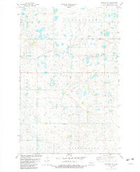Benedict SW North Dakota Historical topographic map, 1:24000 scale, 7.5 X 7.5 Minute, Year 1981