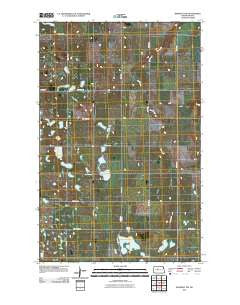 Benedict NW North Dakota Historical topographic map, 1:24000 scale, 7.5 X 7.5 Minute, Year 2011
