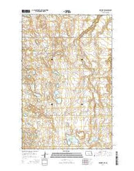Benedict NW North Dakota Current topographic map, 1:24000 scale, 7.5 X 7.5 Minute, Year 2014