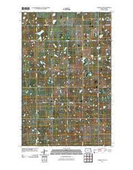 Benedict SW North Dakota Historical topographic map, 1:24000 scale, 7.5 X 7.5 Minute, Year 2011