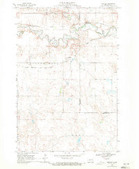 Bentley North Dakota Historical topographic map, 1:24000 scale, 7.5 X 7.5 Minute, Year 1969