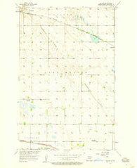 Bergen North Dakota Historical topographic map, 1:24000 scale, 7.5 X 7.5 Minute, Year 1957
