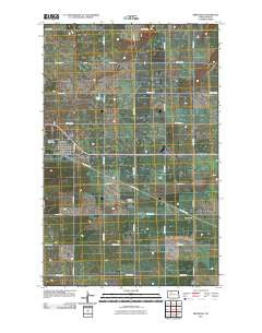 Berthold North Dakota Historical topographic map, 1:24000 scale, 7.5 X 7.5 Minute, Year 2011