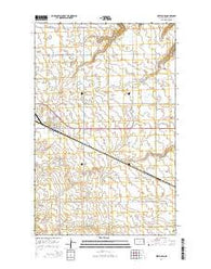 Berthold North Dakota Current topographic map, 1:24000 scale, 7.5 X 7.5 Minute, Year 2014