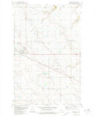 Berthold North Dakota Historical topographic map, 1:24000 scale, 7.5 X 7.5 Minute, Year 1980