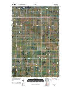 Berwick North Dakota Historical topographic map, 1:24000 scale, 7.5 X 7.5 Minute, Year 2011