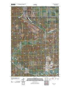 Beulah North Dakota Historical topographic map, 1:24000 scale, 7.5 X 7.5 Minute, Year 2011