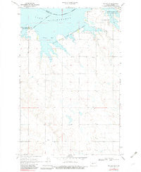 Beulah NE North Dakota Historical topographic map, 1:24000 scale, 7.5 X 7.5 Minute, Year 1969