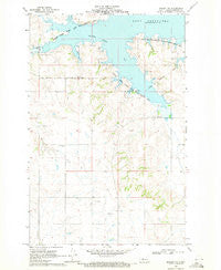 Beulah NW North Dakota Historical topographic map, 1:24000 scale, 7.5 X 7.5 Minute, Year 1969