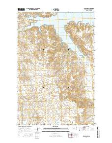 Beulah NW North Dakota Current topographic map, 1:24000 scale, 7.5 X 7.5 Minute, Year 2014