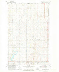 Big Coulee Dam North Dakota Historical topographic map, 1:24000 scale, 7.5 X 7.5 Minute, Year 1971