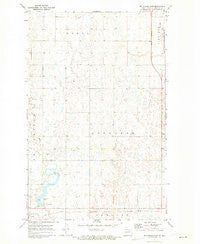 Big Coulee Dam North Dakota Historical topographic map, 1:24000 scale, 7.5 X 7.5 Minute, Year 1971