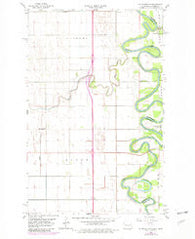 Big Woods NW North Dakota Historical topographic map, 1:24000 scale, 7.5 X 7.5 Minute, Year 1960